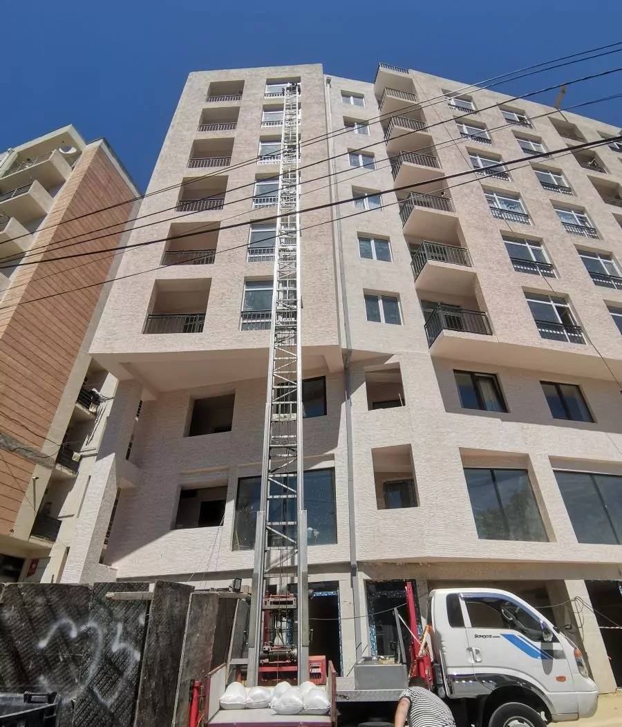 ჟირაფი ამწე თბილსის ტერიტორიაზე