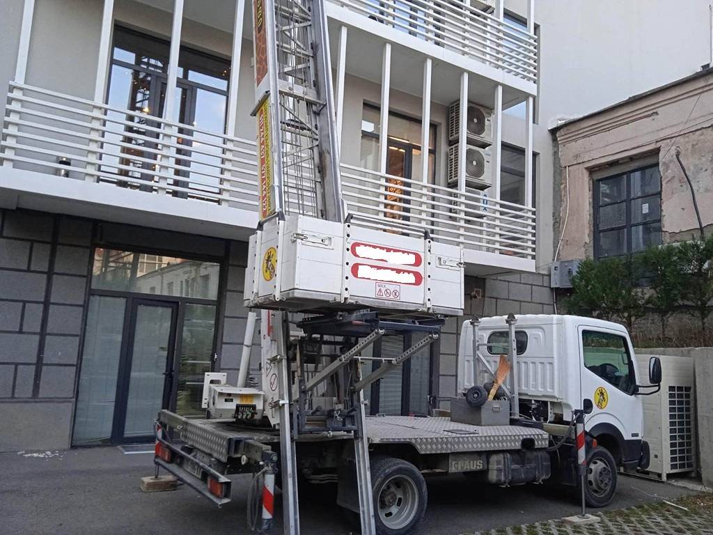 ამწე ლიფტი მეათე სართულამდე